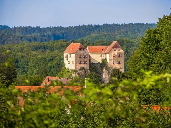 Burg Hiltpoltstein aus Nordost - PM